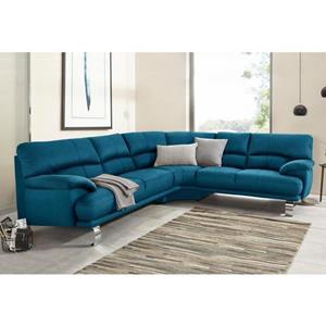 TRENDMANUFAKTUR Hoekbank Cecilia II, in Italiaans design, comfortabel, hoog zitcomfort, L-vorm