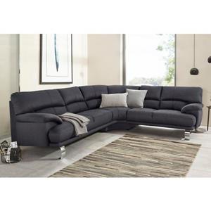 TRENDMANUFAKTUR Hoekbank Cecilia II, in Italiaans design, comfortabel, hoog zitcomfort, L-vorm