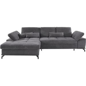 Places of Style Hoekbank Costello 3 nierkussens, optionele bedfunctie en bedlade