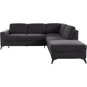 Places of Style Hoekbank Lolland Naar keuze met slaapfunctie en bergruimte, ook met afwasbare bekleding