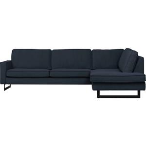 Places of Style Ecksofa "Pinto", mit Keder und Metallfüßen