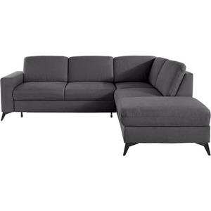 Places of Style Hoekbank Lolland Naar keuze met slaapfunctie en bergruimte, binnenvering, ook met afwasbare bekleding
