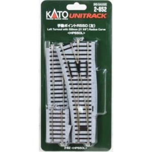 H0 Kato Unitrack 2-852 Wissel, Links 215 mm 1 stuk(s)