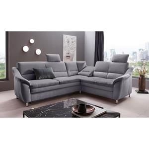 Places of Style Hoekbank Cardoso L-vorm Binnenvering, naar keuze met bed, lade, gedeeltelijk relaxfunctie