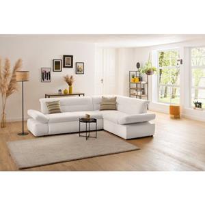 My home Hoekbank Avesa Naar keuze met arm- en slaapfunctie, bxdxh: 275x211x80 cm