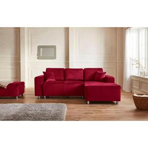 Guido Maria Kretschmer Home&Living Ecksofa »Györ«, wahlweise mit Bettfunktion und Bettkasten incl. 2 Zierkissen, democratichome Edition