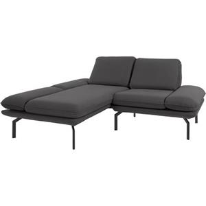 OTTO products Ecksofa "Bennid", Wahlweise mit Arm- und Rückenfunktion, alle Stoffe aus recyceltem Material, hohe Metallbeine