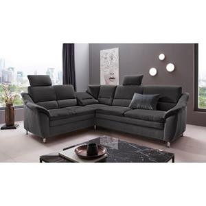 Places of Style Hoekbank Cardoso L-vorm Binnenvering, naar keuze met bed, lade, gedeeltelijk relaxfunctie