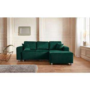 Guido Maria Kretschmer Home&Living Ecksofa "Györ", wahlweise mit Bettfunktion und Bettkasten incl. 2 Zierkissen, democratichome Edition