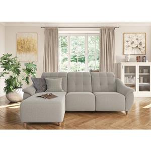 DELAVITA Ecksofa "Bostone", (2 St.), Kopfteilverstellung an jeder Sitzfläche, wahlweise Relaxfunktion, auch in Leder