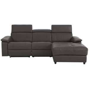 Home affaire Ecksofa "Binado", mit manueller oder elektrischer Relaxfunktion mit USB-Anschluss