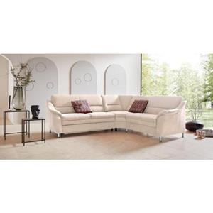 Places of Style Hoekbank Cardoso met trapezehoek voor meer zitcomfort, naar keuze ook met slaapfunctie