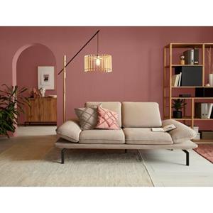 OTTO products Ecksofa "Bennid", Wahlweise mit Arm- und Rückenfunktion, alle Stoffe aus recyceltem Material, hohe Metallbeine