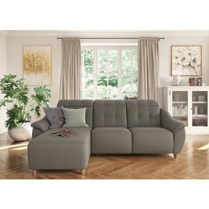 DELAVITA Ecksofa "Bostone", (2 St.), Kopfteilverstellung an jeder Sitzfläche, wahlweise Relaxfunktion, auch in Leder