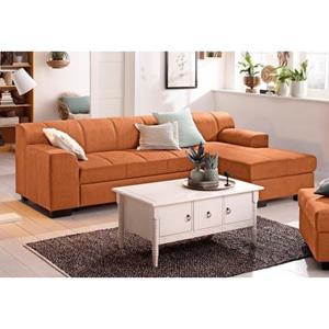 Home affaire Ecksofa "Falk", mit Federkern und wahlweise mit Bettfunktion und Bettkasten