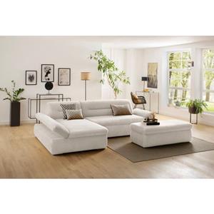 INOSIGN Hoekbank Avesa Naar keuze met armleuningverstelling en slaapfunctie, bxdxh: 300x172x80cm