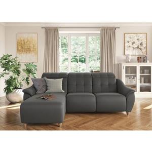 DELAVITA Ecksofa "Bostone", (2 St.), Kopfteilverstellung an jeder Sitzfläche, wahlweise Relaxfunktion, auch in Leder