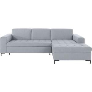 OTTO products Ecksofa "Grazzo", hochwertige Stoffe aus recyceltem Material, Steppung im Sitzbereich, wahlweise mit Bettfunktion und Bettkasten