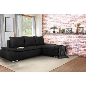 Home affaire Ecksofa "Acra", mit Bettfunktion und Bettkasten, in Mattenoptik