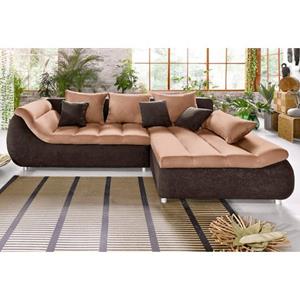 my home Ecksofa "Liliana", mit Bettfunktion