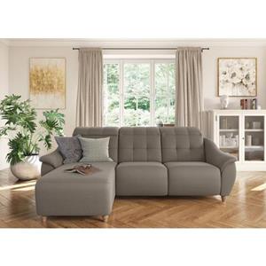 DELAVITA Ecksofa "Bostone", (2 St.), Kopfteilverstellung an jeder Sitzfläche, wahlweise Relaxfunktion, auch in Leder