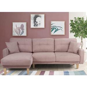 Home affaire Hoekbank TRIPLO optionele slaapbank met bedlade, afmetingen B/D/H: 234/164/89 cm