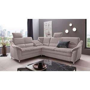 Places of Style Hoekbank Cardoso L-vorm Binnenvering, naar keuze met bed, lade, gedeeltelijk relaxfunctie
