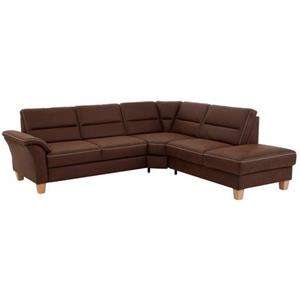Home affaire Hoekbank Soleo L-model comfortabel door trapezehoek met relaxfunctie, ook met slaapfunctie