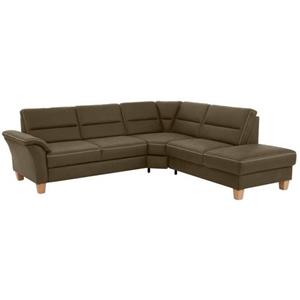 Home affaire Hoekbank Soleo L-model comfortabel door trapezehoek met relaxfunctie, ook met slaapfunctie