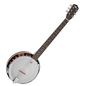 Gear4Music 6-Snarige Banjo van 