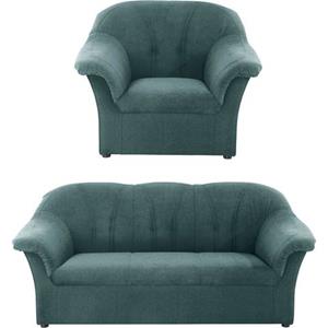 DOMO collection Zithoek Pegnitz Fauteuil en 3-zits (set)