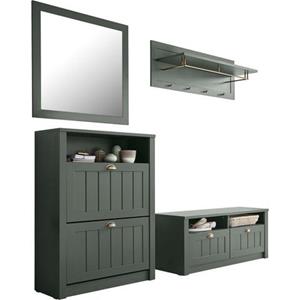 Home affaire Garderobenschrank-Set "ASCOT", 4-teilig