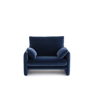 AM.PM Fauteuil in fluweel, Luciano