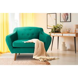 Andas Fauteuil Hol met capitonnage achter in scandinavische stijl