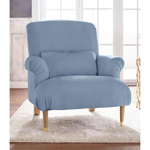 Guido Maria Kretschmer Home&Living XXL-fauteuil CHOLET met sierkussen en poten van eiken, overtrekstof: katoenmix, big