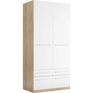 priess Kledingkast Kast garderobe waskast Barcelona in 5 breedtes veel opbergruimte, ruime lades, met spiegel, made in germany