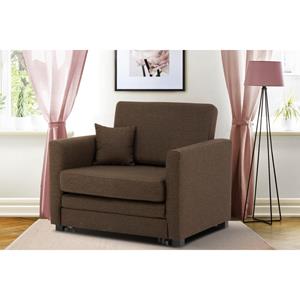 Home affaire Fauteuil MEXICO met uittrekbare slaapfunctie, bxdxh: 98x83x87 cm