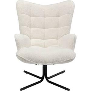 KARE DESIGN Oscar Fauteuil - Bouclé Crème