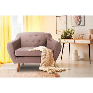 Andas Fauteuil Hol met capitonnage achter in scandinavische stijl