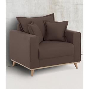 Home affaire Fauteuil EDINA ook in katoenmix-overtrekstof, in scandinavische stijl
