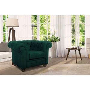 Home affaire Fauteuil Duc hoogwaardige capitonnage achter, fluwelige en changerende look
