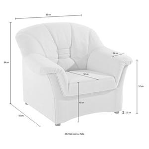 DOMO collection Fauteuil Elva optioneel met veerkern