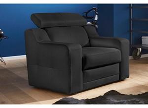 Exxpo - sofa fashion Fauteuil met verstelbare hoofdsteun resp. rugleuning