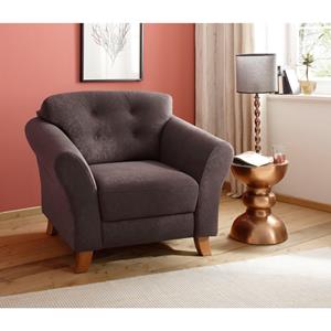 Home affaire Fauteuil Trondheim met binnenvering, capitonnage achter