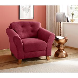 Home affaire Fauteuil Trondheim met binnenvering, capitonnage achter