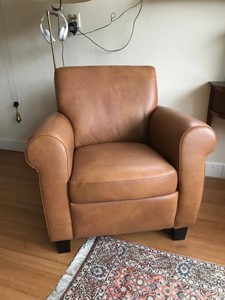ShopX Leren fauteuil perfection 495 bruin, bruin leer, bruine stoel