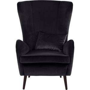 Guido Maria Kretschmer Home&Living Fauteuil Salla naar keuze met of zonder hocker, grote fauteuil: afm. bxdxh: 78x94x118 cm, overtrekstof ook in luxe-microvezel in imitatiebont-look