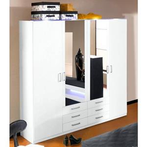 priess Kleiderschrank "Amsterdam", mit oder ohne LED-Beleuchtung