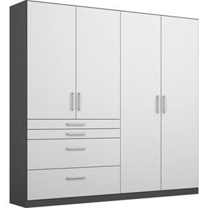 rauch Kastenset Kledingkast kast garderobe garderobekast hoekkast HOMBURG veel opbergruimte, bovenste lade met indeling made in germany