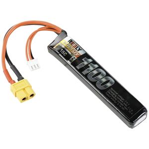 Reely Modellbau-Akkupack (LiPo) 7.4V 1100 mAh Zellen-Zahl: 2 30 C Softcase XT60